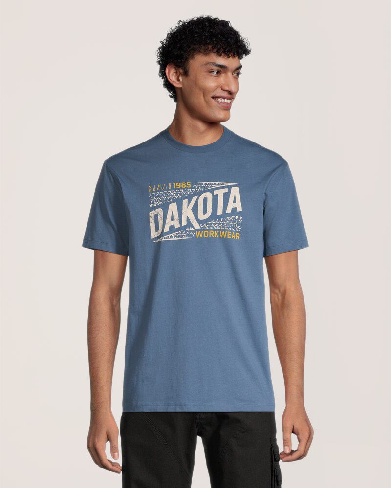 Dakota WorkPro Series Men's Tread Mark Logo Cotton T Shirt