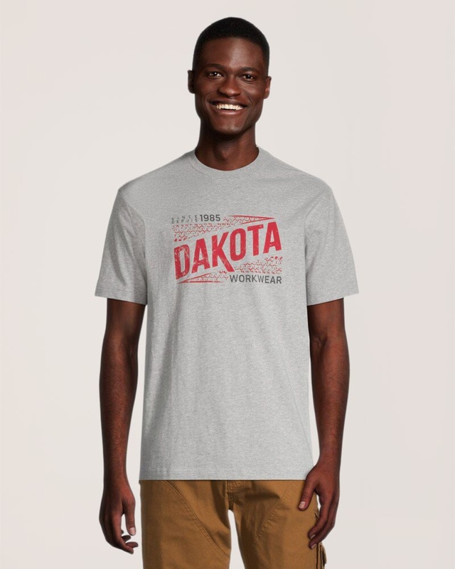Dakota WorkPro Series Men's Tread Mark Logo Cotton T Shirt
