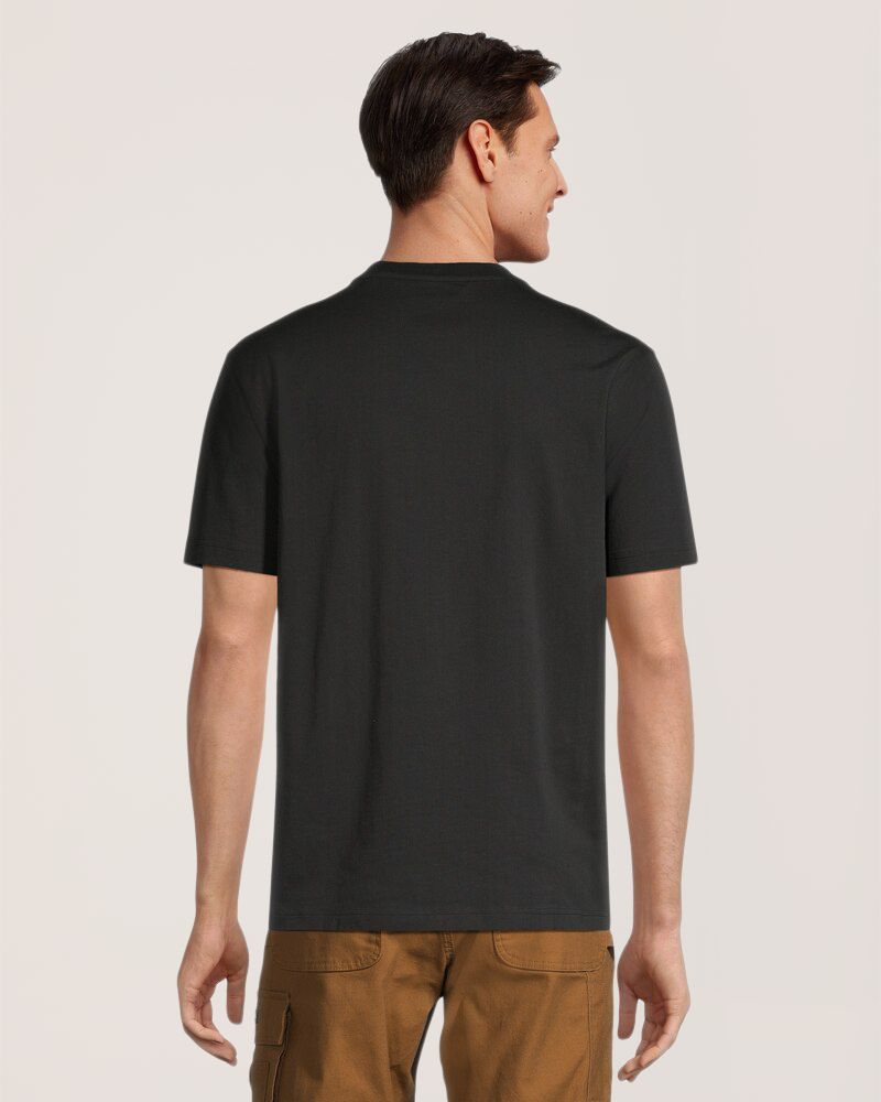 T-shirt en coton à logo en décalcomanie, pour hommes, série Workpro, Dakota