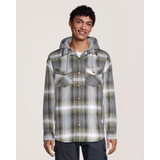 Chemise de travail en flanelle de coton matelassée avec chasse-tiques et chasse-moustiques, série WorkPro, Dakota Front_Flat