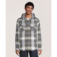 Chemise de travail en flanelle de coton matelassée avec chasse-tiques et chasse-moustiques, série WorkPro, Dakota