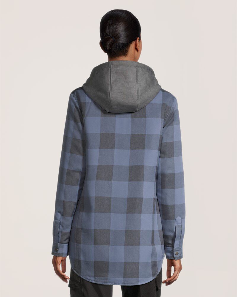 Dakota WorkPro Series Women's Tick and Mosquito Repellant Quilted Flannel Work Shirt