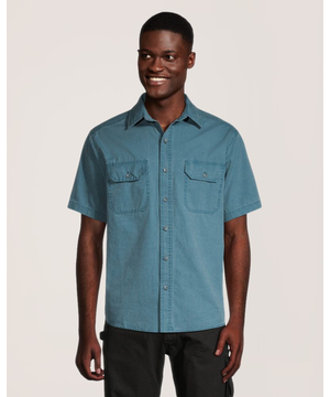 Dakota WorkPro Series Men's Pigment Dyed Cotton Short Sleeve Work Shirt