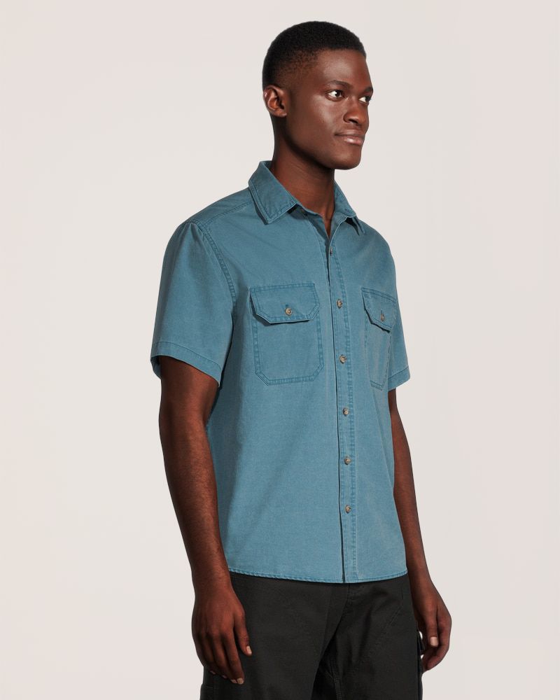 Dakota WorkPro Series Men's Pigment Dyed Cotton Short Sleeve Work Shirt