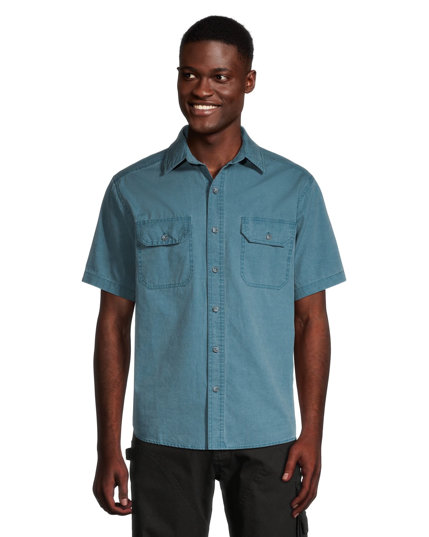 Dakota WorkPro Series Men's Pigment Dyed Cotton Short Sleeve Work Shirt ...