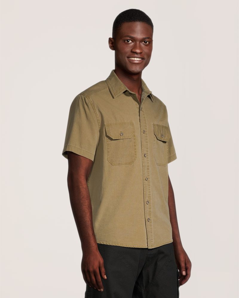 Dakota WorkPro Series Men's Pigment Dyed Cotton Short Sleeve Work Shirt