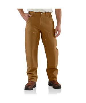 Carhartt Men's B01 Loose Straight Firm Duck Double-Front Dungarees