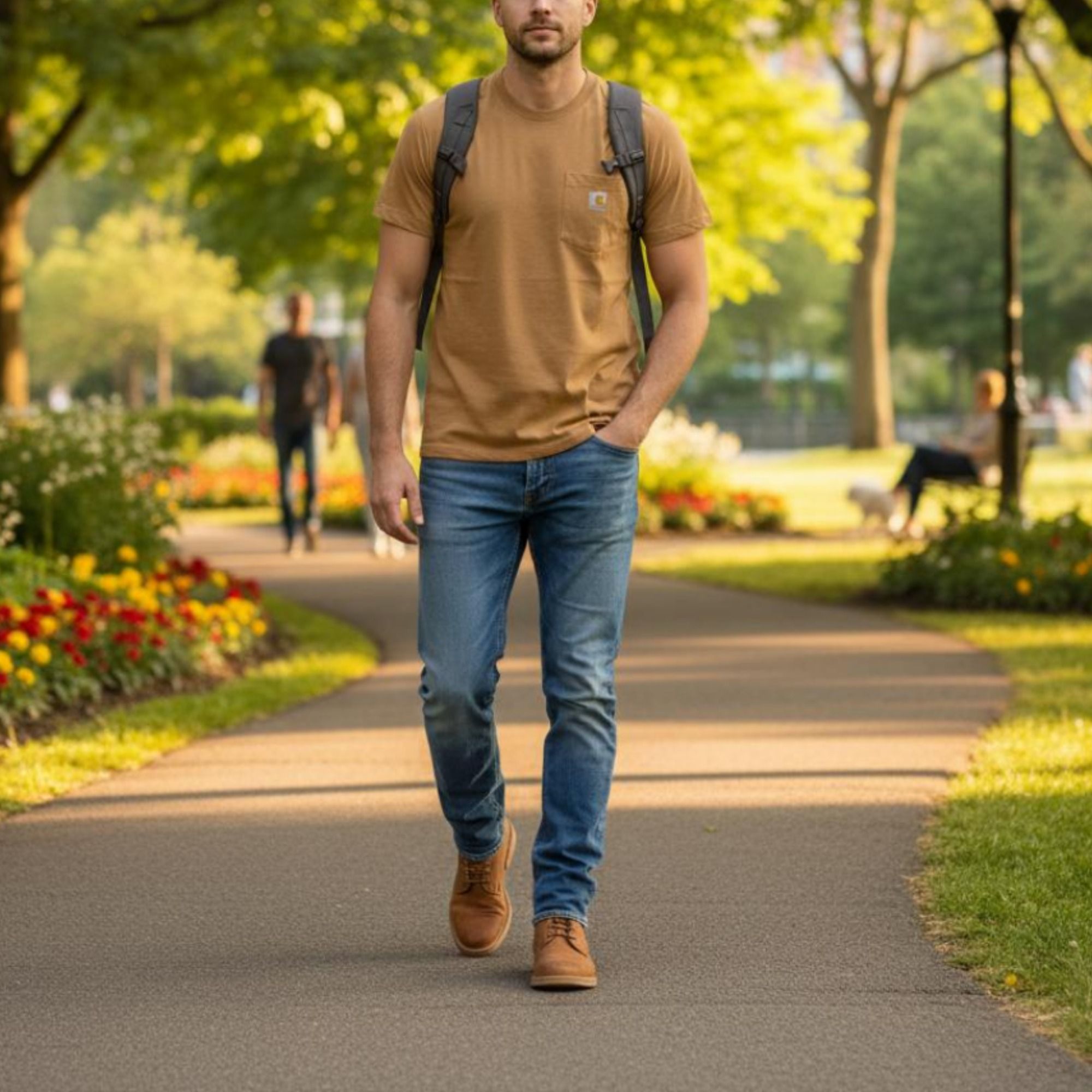 Carhartt Men's Reimagined Garment Dye T Shirt