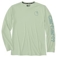 T-shirt à technologies Force et Sun Defender avec manches longues pour hommes, Carhartt Front_Flat