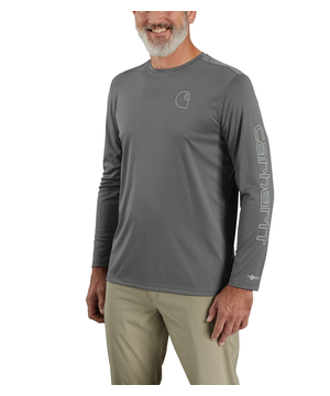 T-shirt à technologies Force et Sun Defender avec manches longues pour hommes, Carhartt