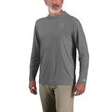 T-shirt à capuche à technologies Force et Sun Defender avec manches longues pour hommes, Carhartt Front_Flat