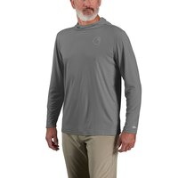 Carhartt Men's Force Sun Defender Long Sleeve Hooded T Shirt Front_Flat