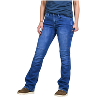 Dovetail Workwear Women's EZWaist™ Bootcut Pants Front_Three_Fourths_Angled_Left