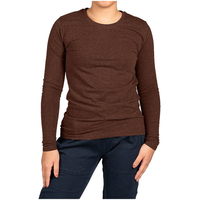 Dovetail Workwear Women's UPF 25 Back Logo T Shirt Front_Flat