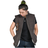 Dovetail Workwear Women's Wind Resistant Old School Work Vest Front_Flat