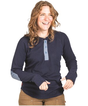 Haut Henley isotherme robuste pour femmes, Rugged Thermal, Dovetail Workwear