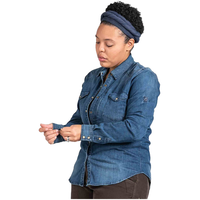 Chemise de travail pour femmes, Zeller, Dovetail Workwear Front_Angled_Left