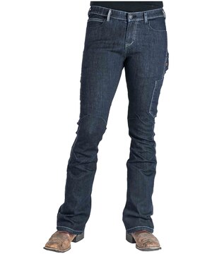 Pantalon semi-évasé EZWaistMC pour femmes, Dovetail Workwear