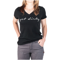 Dovetail Workwear Women's Get Dirty Graphic T Shirt Front_Flat