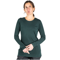 Dovetail Workwear Women's UPF 25 Back Logo T Shirt Front_Flat