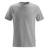 T-shirt classique sans étiquette pour hommes, Snickers Workwear Front_Flat