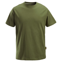 T-shirt classique sans étiquette pour hommes, Snickers Workwear Front_Flat