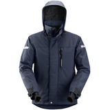 Snickers Workwear Men's AllRoundWork 37.5 Waterproof Insulated Jacket Front_Flat