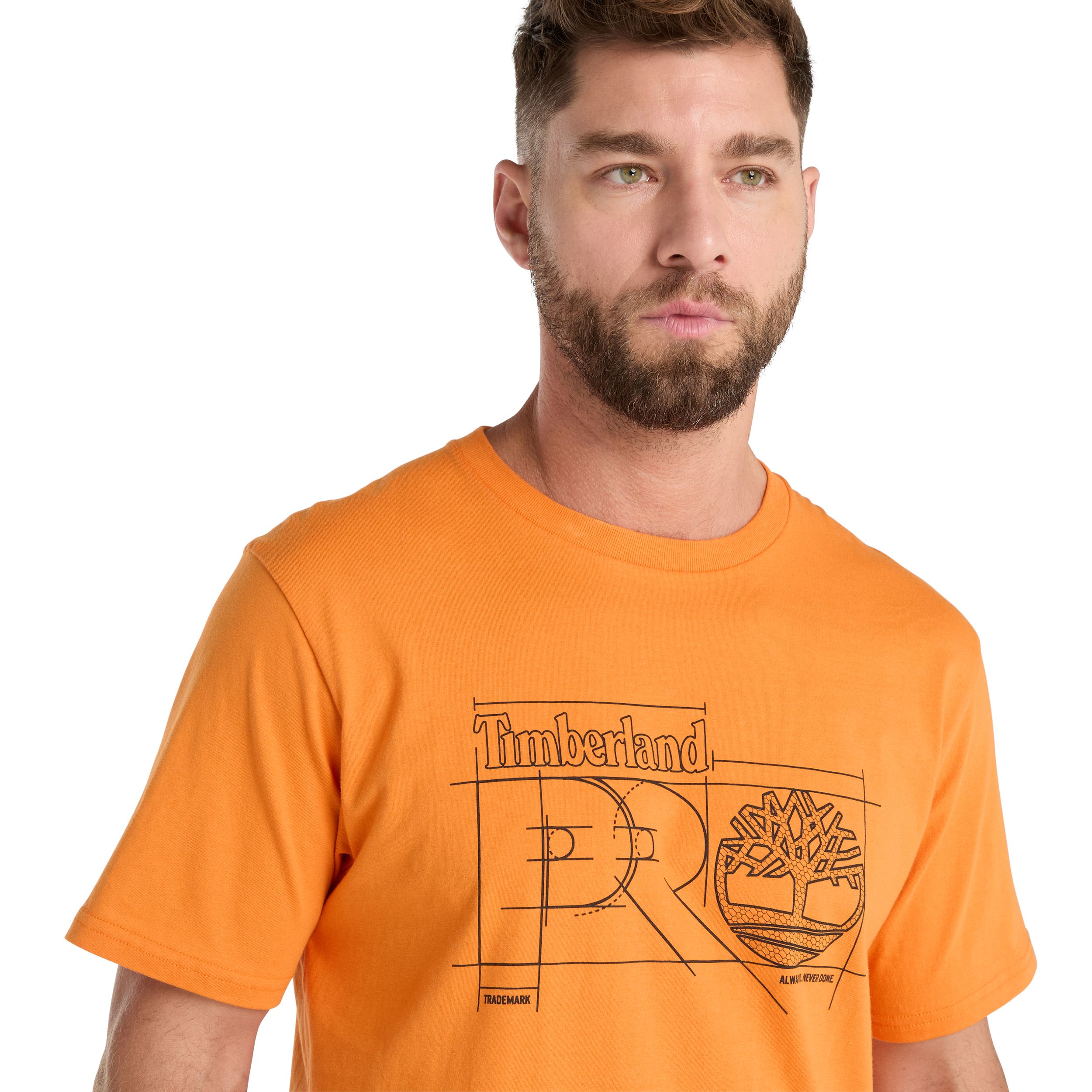 T-shirt à manches courtes avec logo schéma pour hommes, Timberland Pro