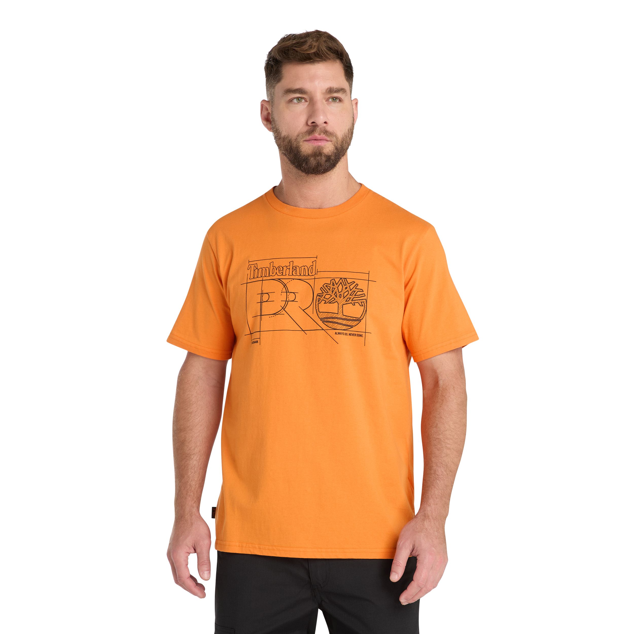 T-shirt à manches courtes avec logo schéma pour hommes, Timberland Pro