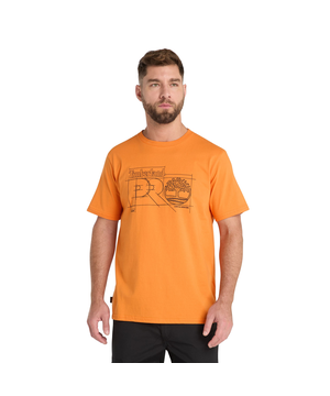 Timberland Pro Men's Blueprint Logo Short Sleeve T-Shirt