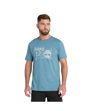 T-shirt à manches courtes avec logo schéma pour hommes, Timberland Pro