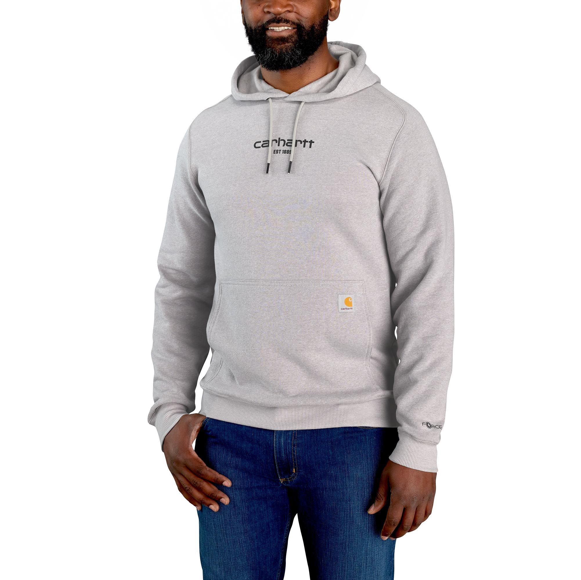 Carhartt Men's Force Logo Graphic Hoodie