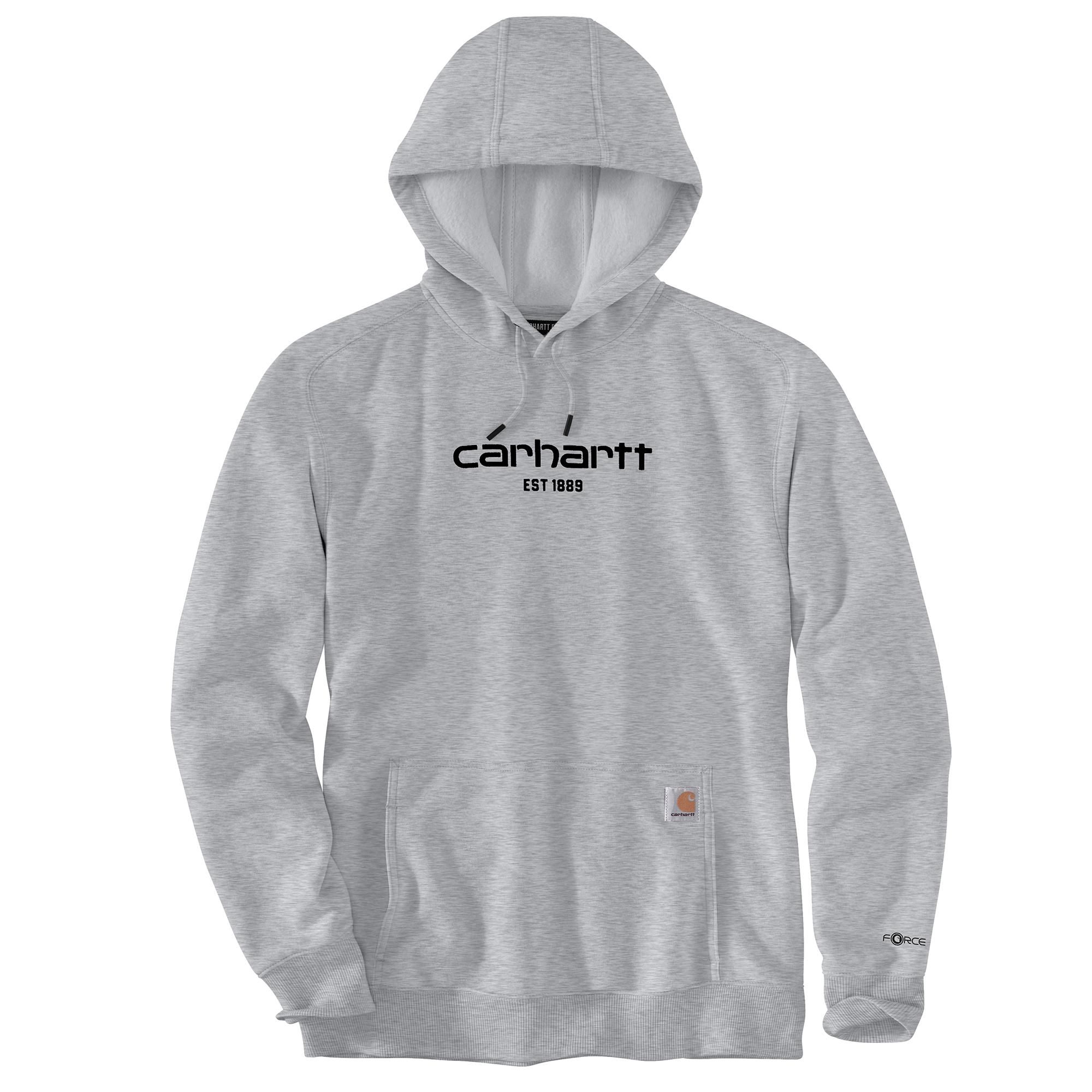 Carhartt Men's Force Logo Graphic Hoodie