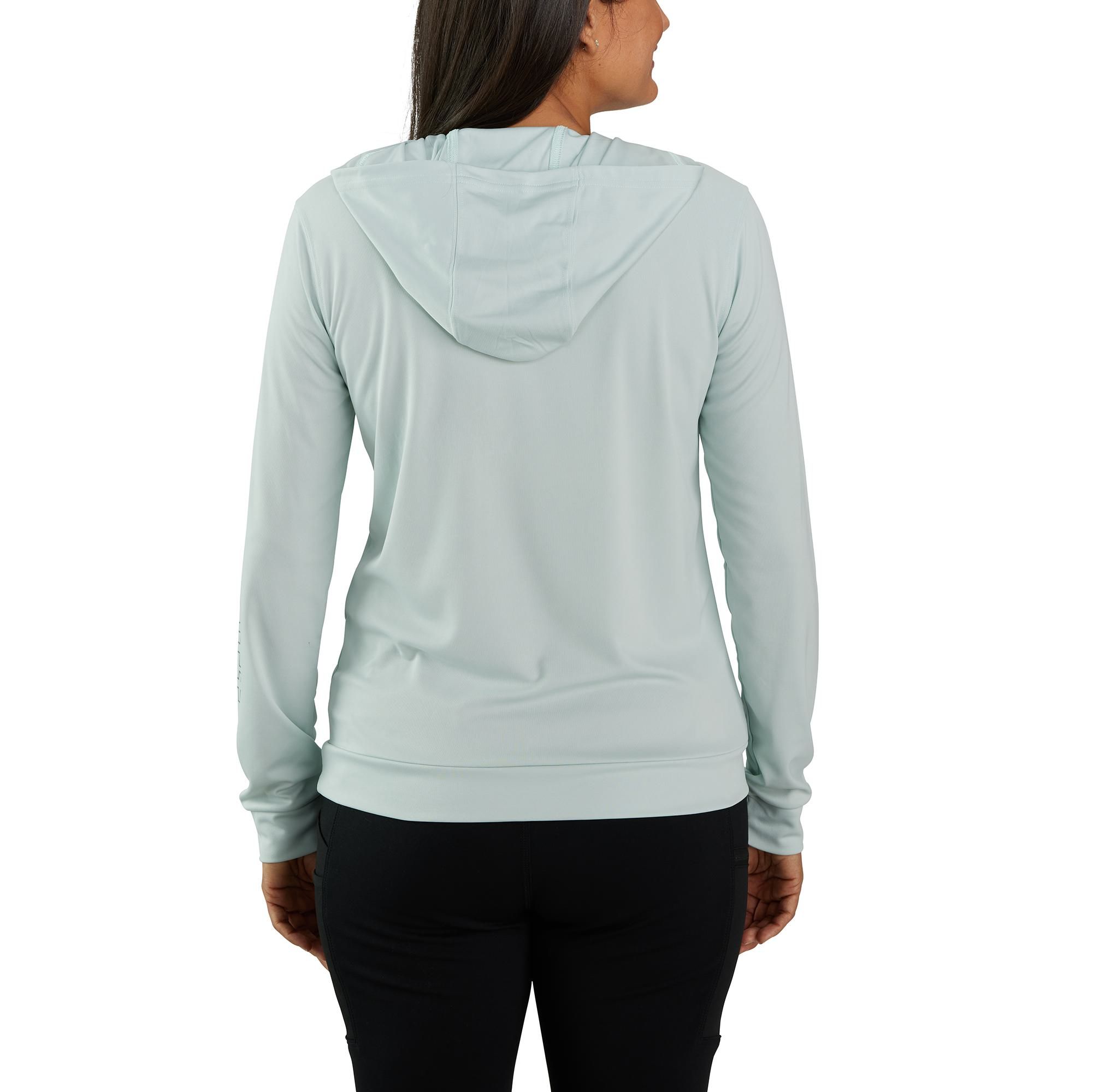 Carhartt Women's Force Sun Defender Long Sleeve Hooded Shirt