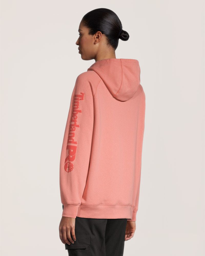 Timberland Pro Women's Honcho Sport Raglan Sleeve Original Fit Sleeve Logo Hoodie