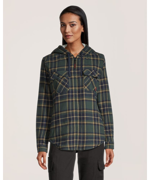 Tough Duck Women's Plush Pile-Lined Flannel Jacket