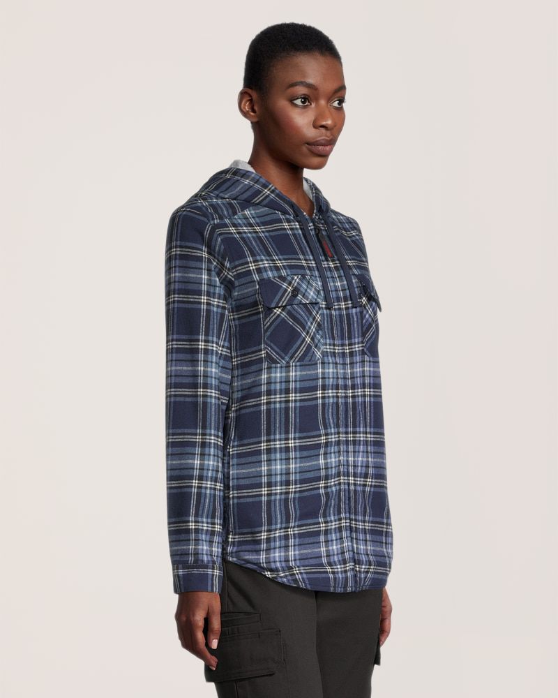 Tough Duck Women's Plush Pile-Lined Flannel Jacket