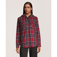 Veste de flanelle doublée en peluche pour femmes, Tough Duck
