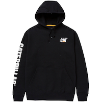 Chandail à capuche avec bannière de marque déposée pour hommes, CAT Front_Flat
