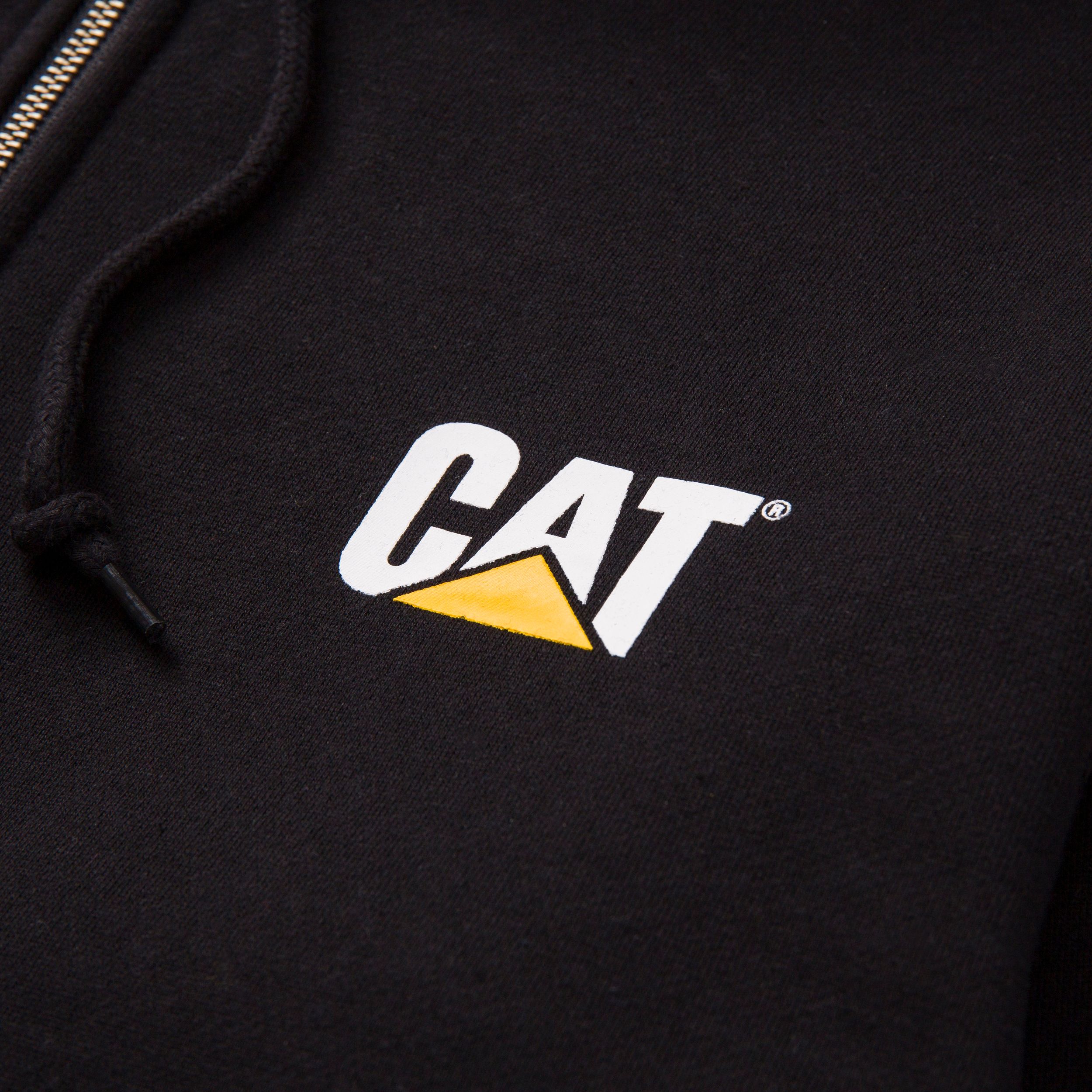 Chandail à capuche avec fermeture à glissière pleine longueur pour hommes, CAT
