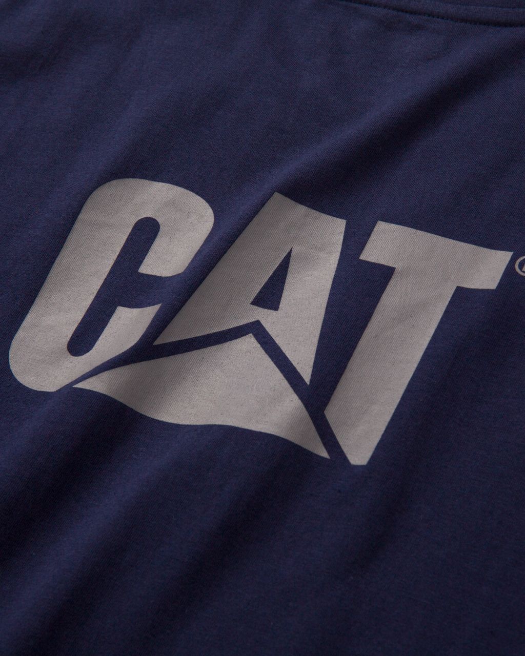 CAT Men's Trademark Short Sleeve Cotton T-Shirt
