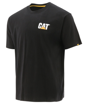 CAT Men's Trademark Short Sleeve Cotton T-Shirt