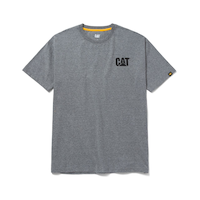 CAT Men's Trademark Short Sleeve Cotton T-Shirt