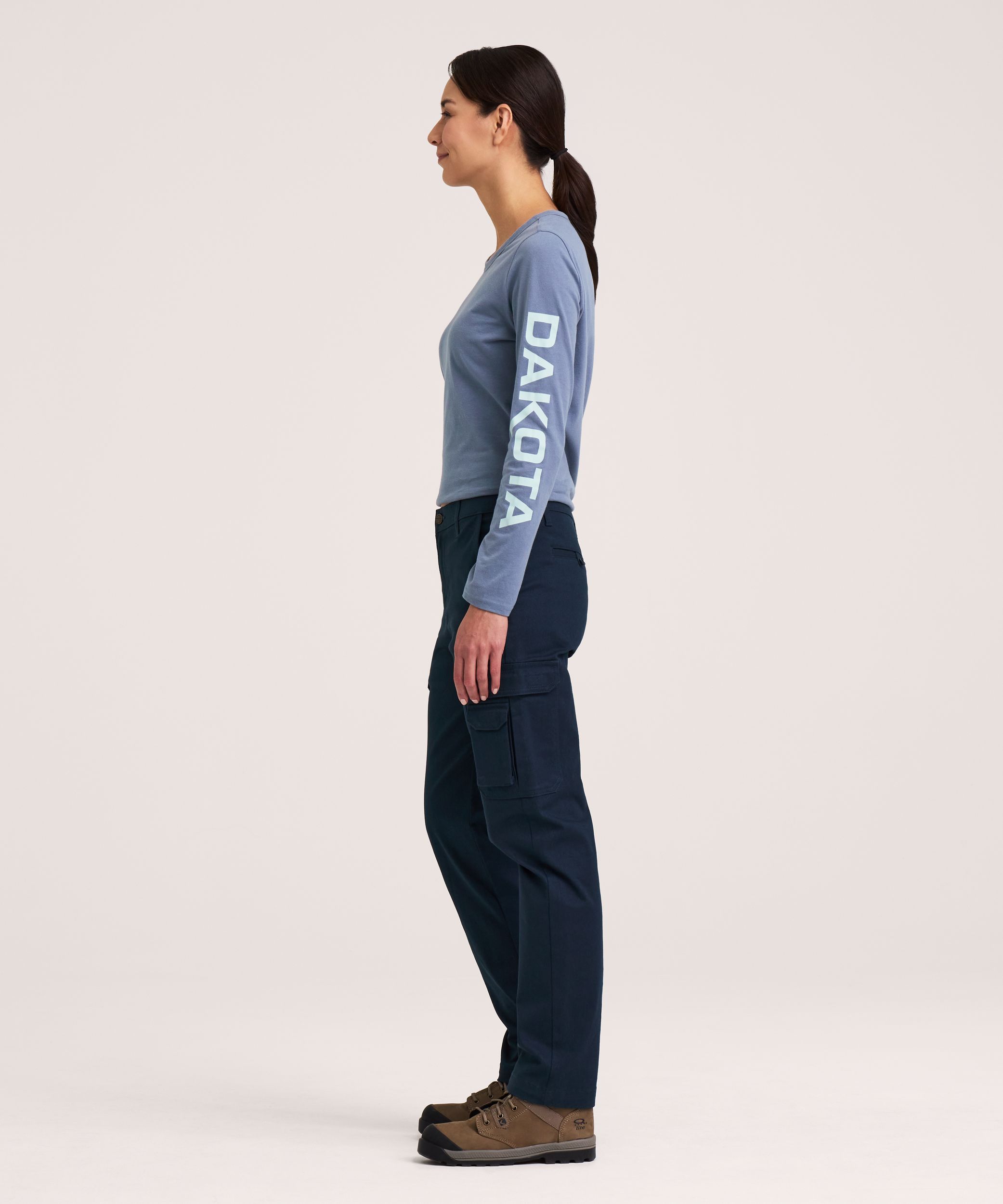 Dakota WorkPro Series Women's Stretch Twill Cargo Work Pants