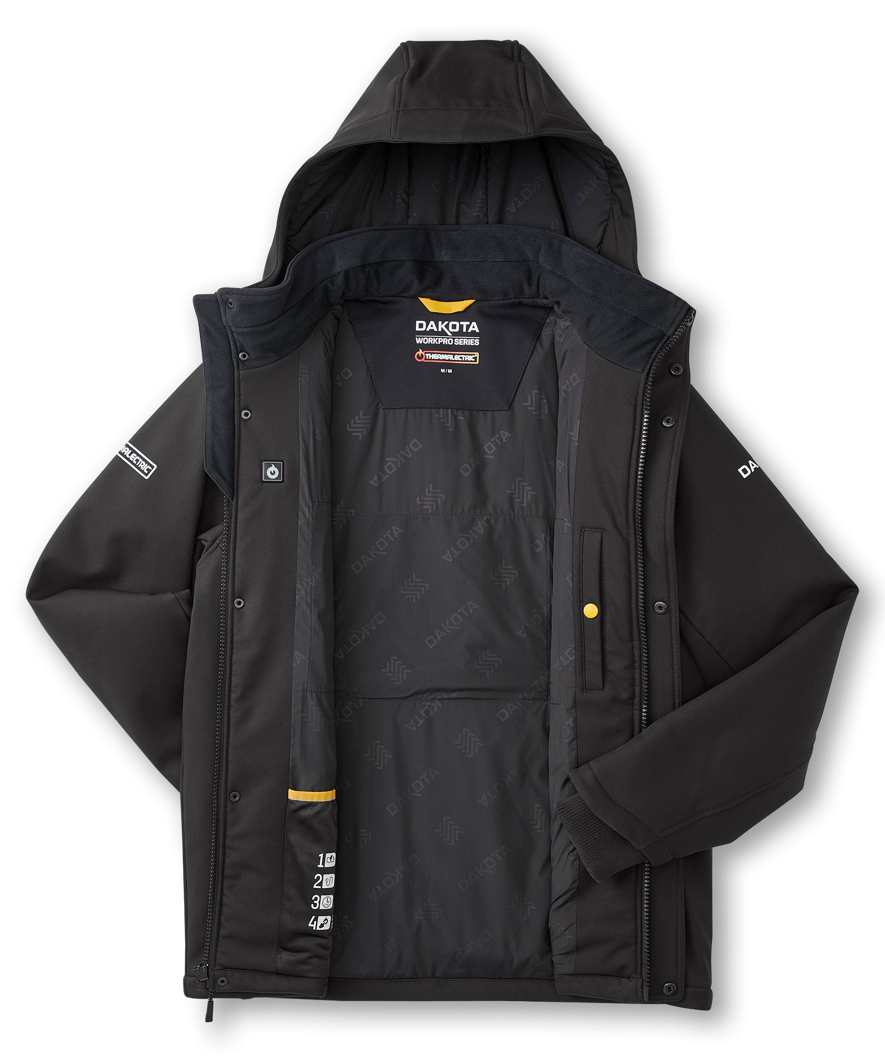 Veste à extérieur souple avec isolant T-Max et système Thermalectric pour hommes, série WorkPro, Dakota
