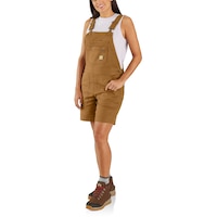 Carhartt Women's Canvas Overall Shorts