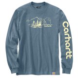 Carhartt Men's Mountain Graphic Long Sleeve T Shirt Front_Flat