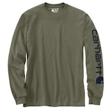 Carhartt Men's Signature Logo Long Sleeve T-Shirt
