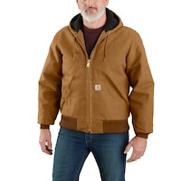Carhartt Men's Loose Fit Lined Duck Jacket Front_Flat