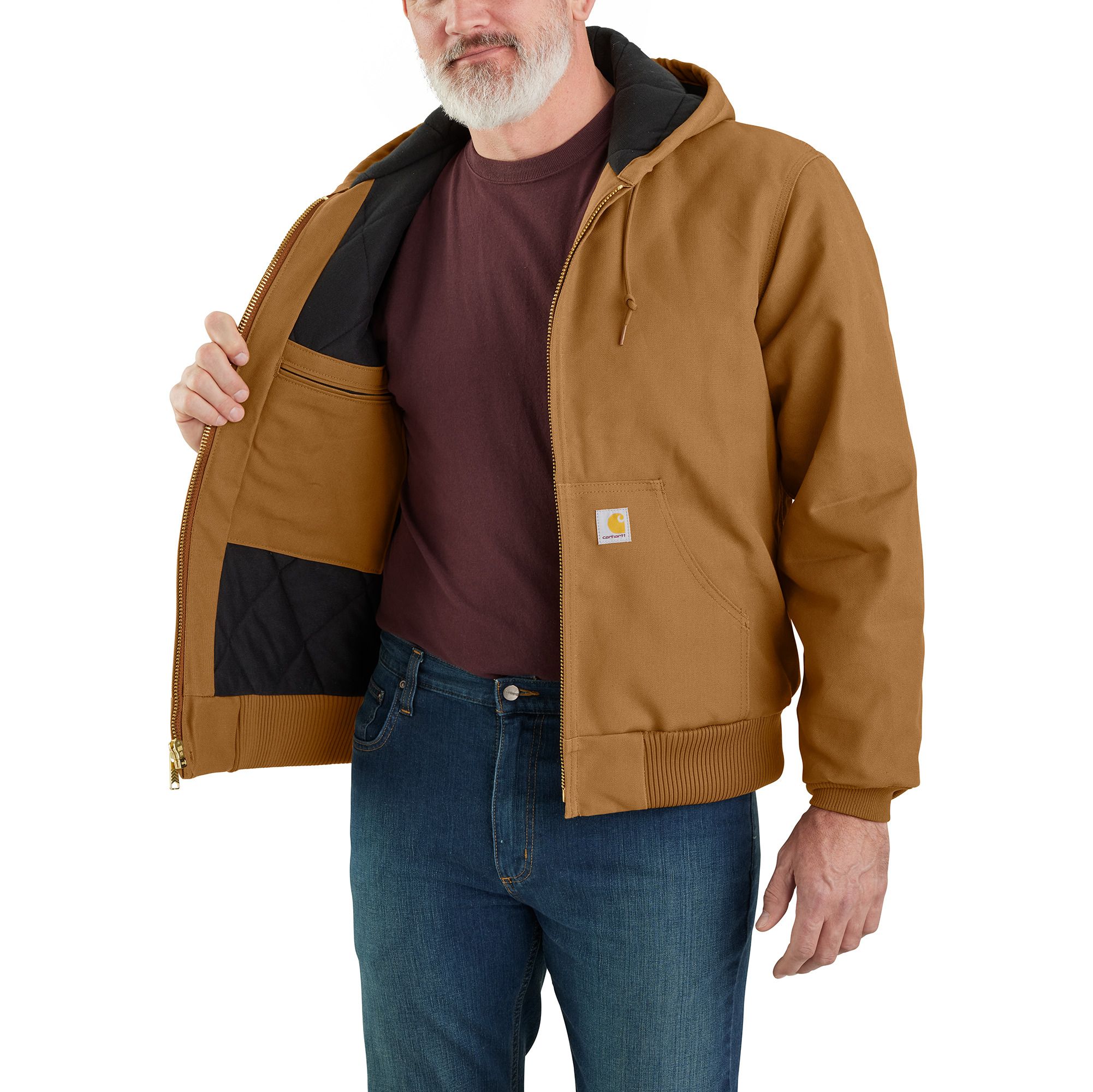 Carhartt Men's Loose Fit Lined Duck Jacket